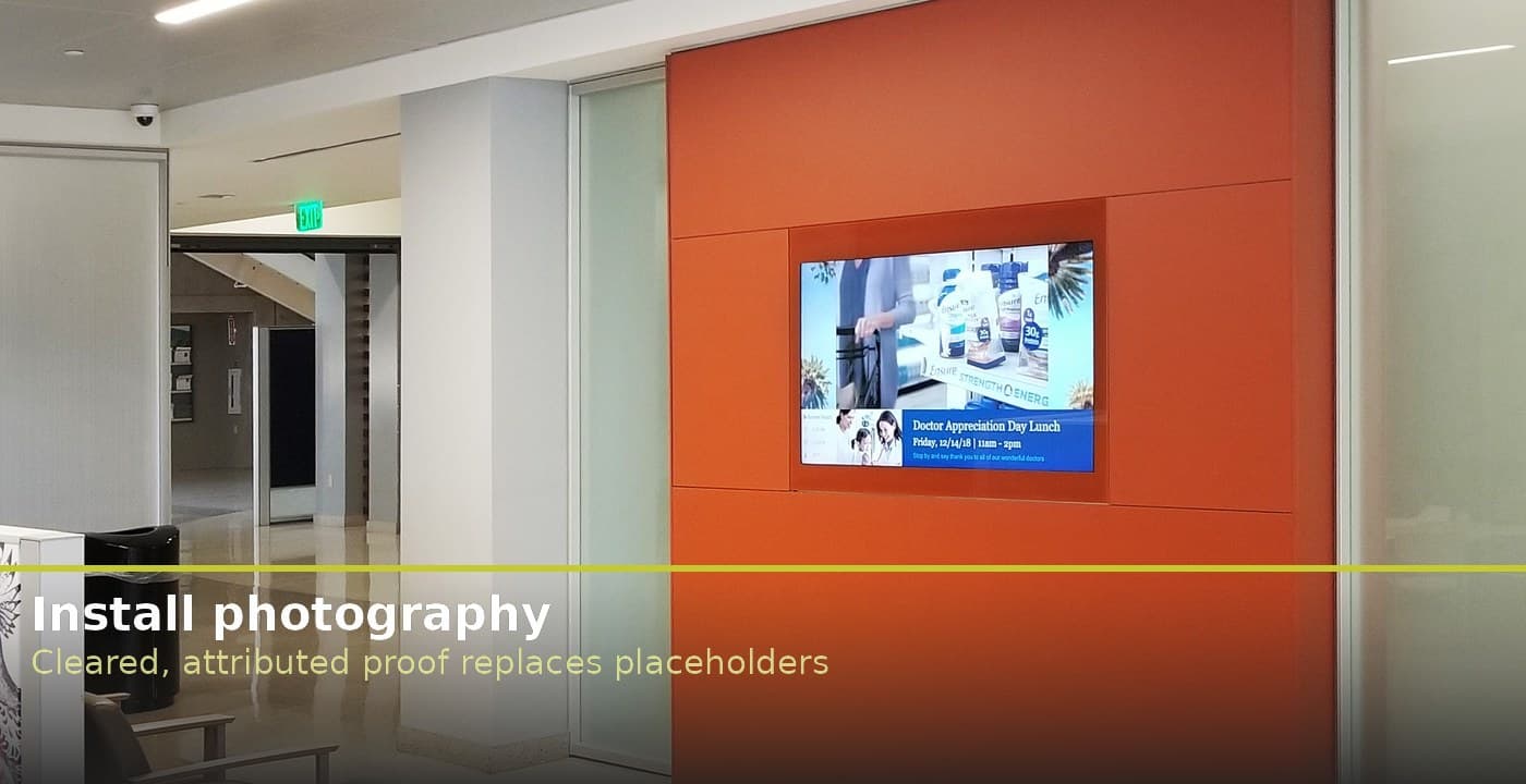 Install photography placeholder